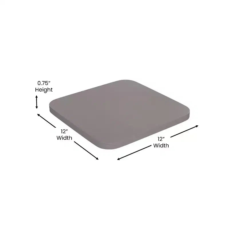 Flash Furniture Cierra, ensemble de 4 tabourets de bar en métal sans dossier de 61 cm de hauteur, de qualité commerciale, pour l'intérieur, avec sièges en résine polyvalente tout temps