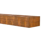 Étagère de cheminée flottante Bodie Country Living avec accents rustiques en bois de récupération