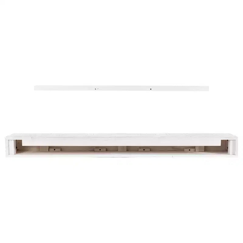 Étagère de cheminée flottante Country Living Hatteras en finition blanchie