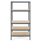 Trestles 36 x 72 5 Adjustable Metal Shelve Garage Storage Unit, 500 lb Capacity