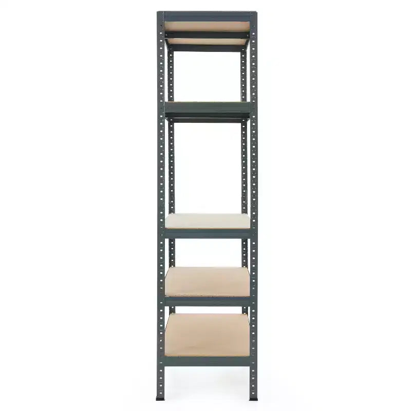 Unité de stockage de garage Trestles 36 x 72, 5 étagères métalliques réglables, capacité de 500 lb