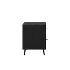 Meuble TV moderne mi-siècle Flash Furniture Nelson 65 pour téléviseurs jusqu'à 60 pouces avec étagère réglable et tiroirs de rangement