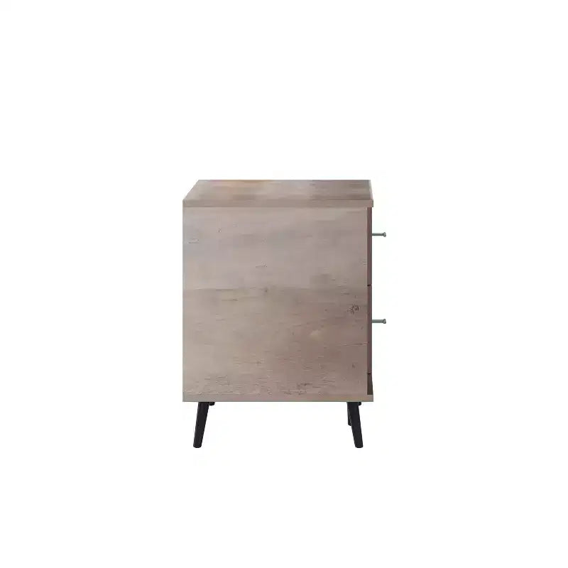 Meuble TV moderne mi-siècle Flash Furniture Nelson 65 pour téléviseurs jusqu'à 60 pouces avec étagère réglable et tiroirs de rangement
