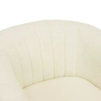 Fauteuil pivotant Monroe en fausse fourrure 28,75 po - Teamson Home