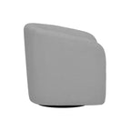 Fauteuil pivotant Monroe en fausse fourrure 28,75 po - Teamson Home