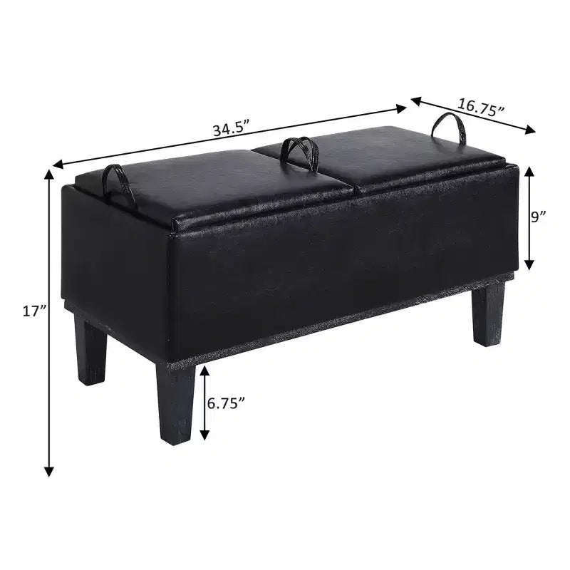 Breighton Home Designs4Comfort Ottoman de rangement Brentwood
