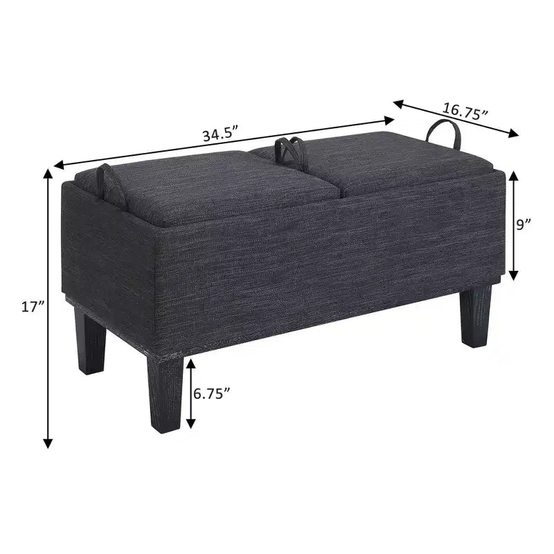 Breighton Home Designs4Comfort Ottoman de rangement Brentwood