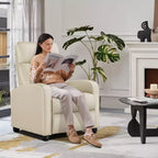 Fauteuil inclinable réglable Yaheetech en cuir PU pour salon