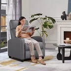 Fauteuil inclinable réglable Yaheetech en cuir PU pour salon