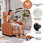 Fauteuil inclinable réglable Yaheetech en cuir PU pour salon