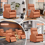 Fauteuil inclinable réglable Yaheetech en cuir PU pour salon
