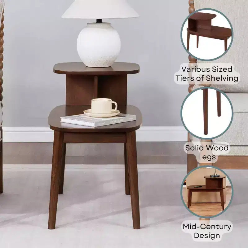 Table d'appoint moderne Maxwell Mid-Century - Breighton Home