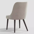 Chaise de salle à manger moderne Geller en velours brillant Mystère – Threshold