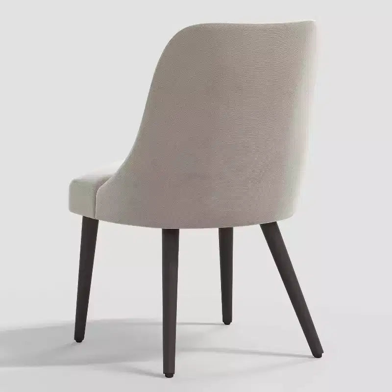 Chaise de salle à manger moderne Geller en velours brillant Mystère – Threshold