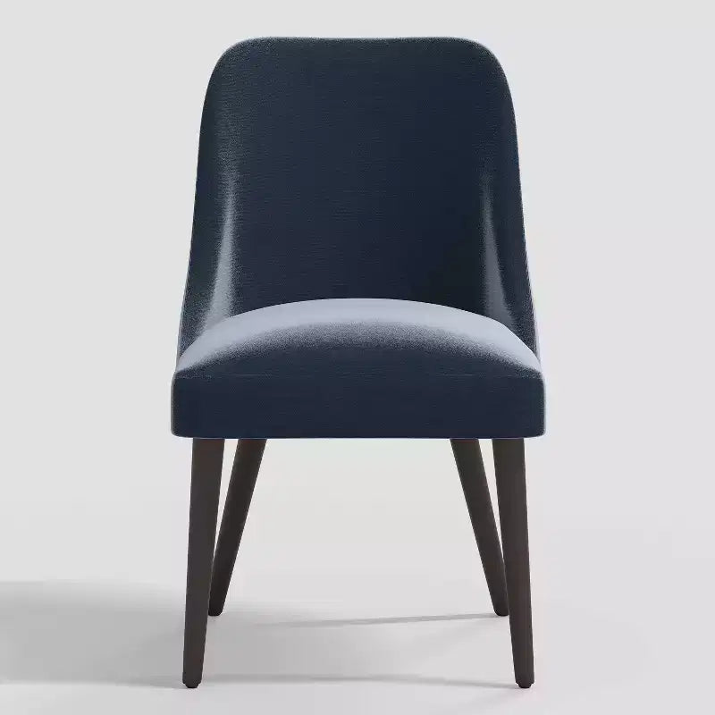 Chaise de salle à manger moderne Geller en velours brillant Mystère – Threshold