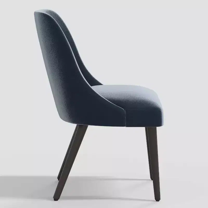 Chaise de salle à manger moderne Geller en velours brillant Mystère – Threshold