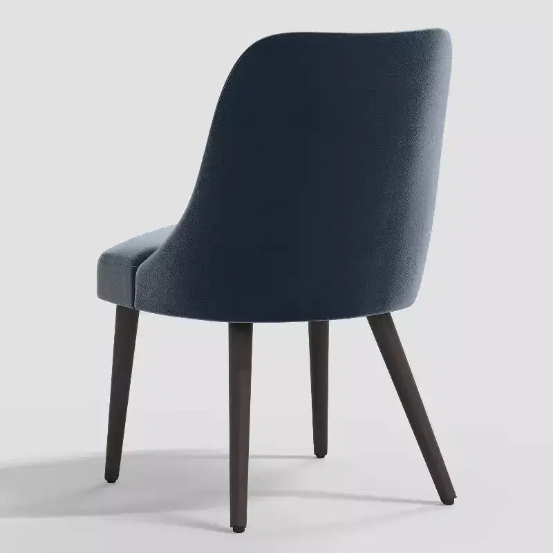 Chaise de salle à manger moderne Geller en velours brillant Mystère – Threshold