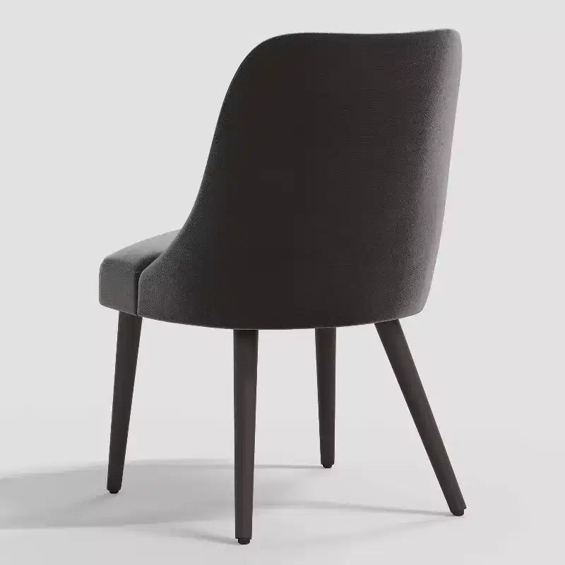 Chaise de salle à manger moderne Geller en velours brillant Mystère – Threshold