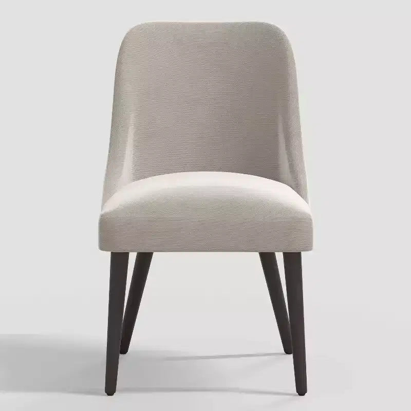 Chaise de salle à manger moderne Geller en velours brillant Mystère – Threshold