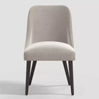 Chaise de salle à manger moderne Geller en velours brillant Mystère – Threshold