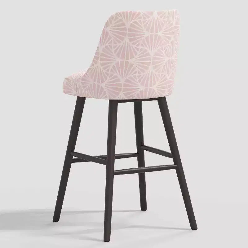 Tabouret de bar moderne géométrique Geller de 31 po avec repose-pieds - Threshold