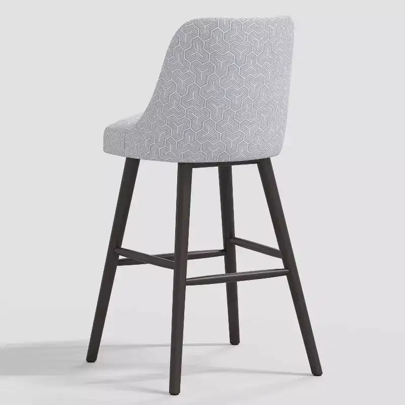 Tabouret de bar moderne géométrique Geller de 31 po avec repose-pieds - Threshold