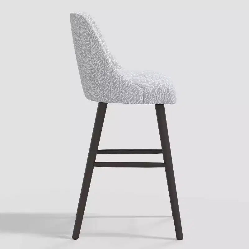 Tabouret de bar moderne géométrique Geller de 31 po avec repose-pieds - Threshold