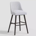 Tabouret de bar moderne géométrique Geller de 31 po avec repose-pieds - Threshold