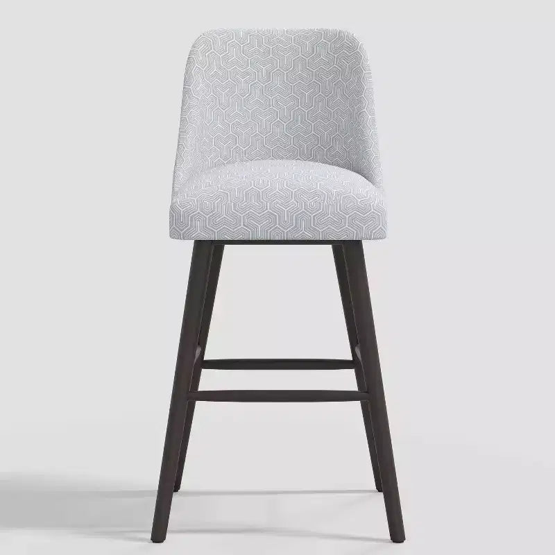 31 Geller Modern Geometric Counter Height Barstool with Footrest - Threshold