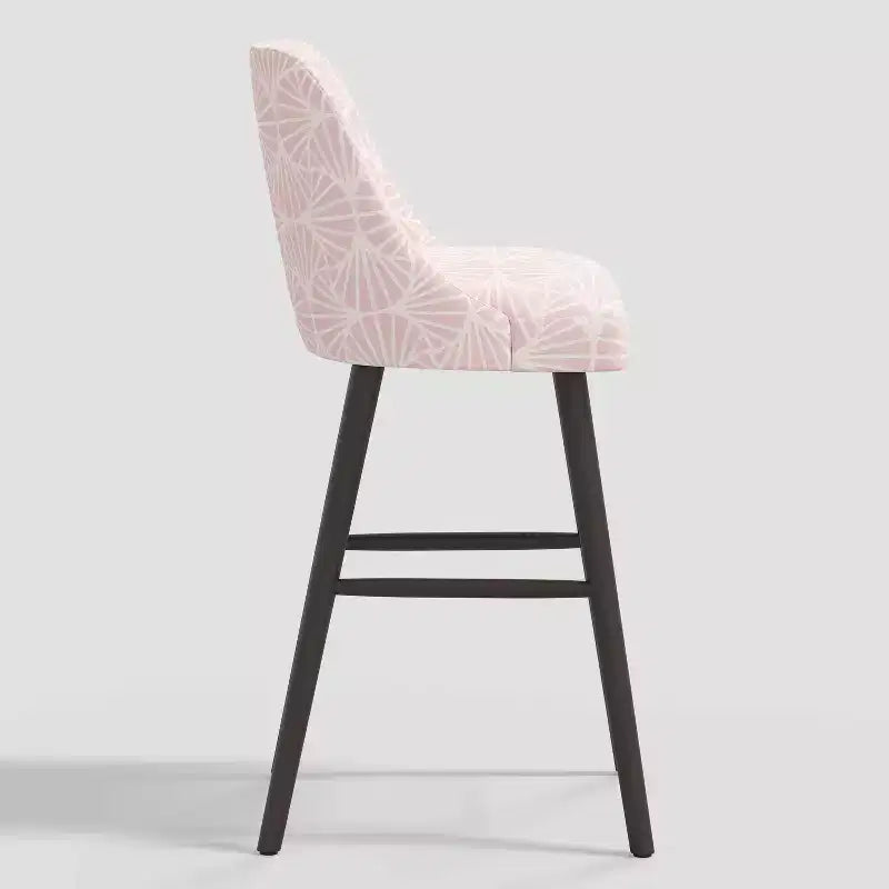 Tabouret de bar moderne géométrique Geller de 31 po avec repose-pieds - Threshold