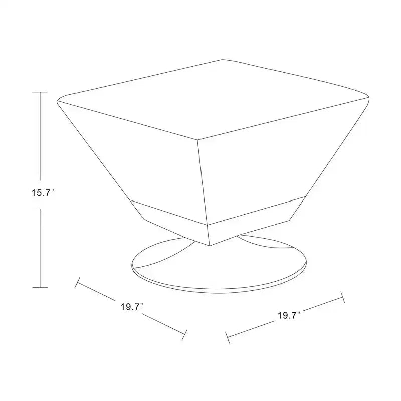 Ottoman pivotant Diamond - Manhattan Comfort
