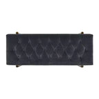 Banc d'appoint rembourré doré Aria Jennifer Taylor Home