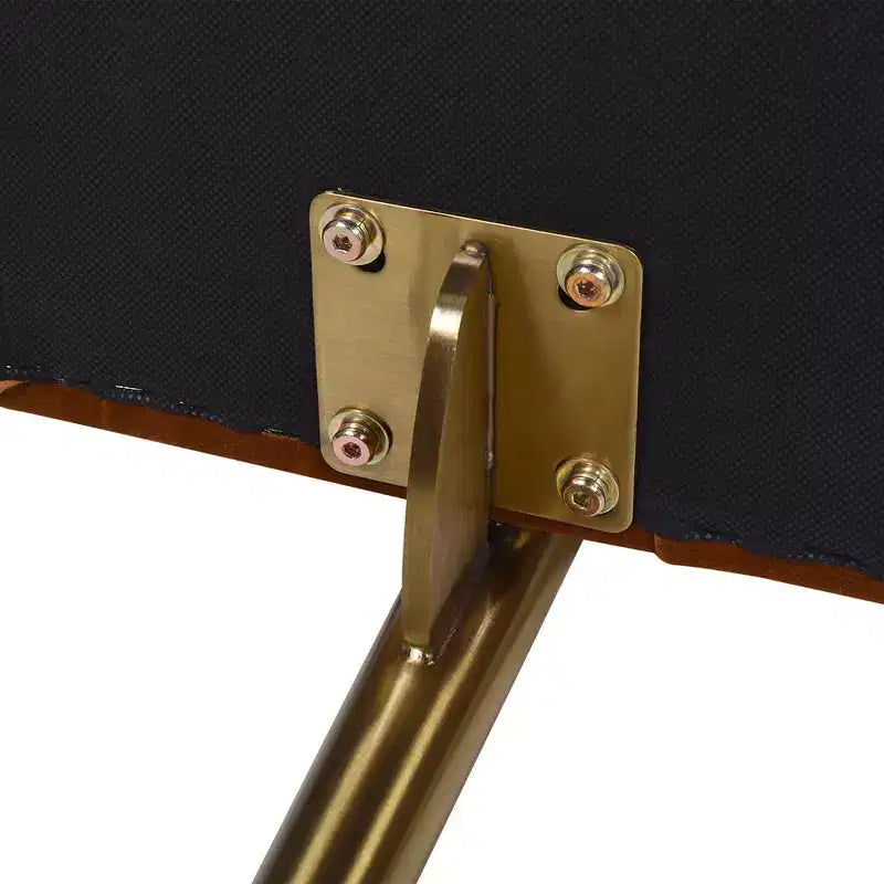 Banc d'appoint rembourré doré Aria Jennifer Taylor Home