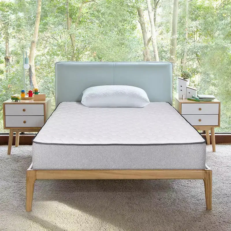 Continental Sleep, matelas en mousse haute densité de 10 pouces à plateau-coussin, fermeté moyenne,