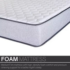 Continental Sleep, matelas en mousse haute densité de 10 pouces à plateau-coussin, fermeté moyenne,
