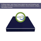 Matelas Continental Sleep imperméable, double face, ferme, de 7 pouces en vinyle à plateau tendu,