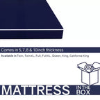 Matelas Continental Sleep imperméable, double face, ferme, de 7 pouces en vinyle à plateau tendu,