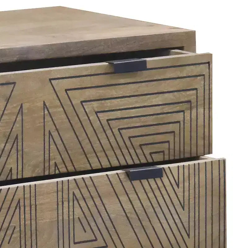 Amarily Commode d'appoint 4 tiroirs style Mid-Century - HOMES: Inside + Out