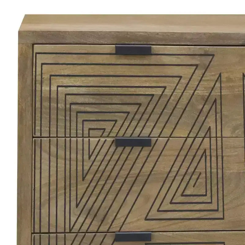 Amarily Commode d'appoint 4 tiroirs style Mid-Century - HOMES: Inside + Out