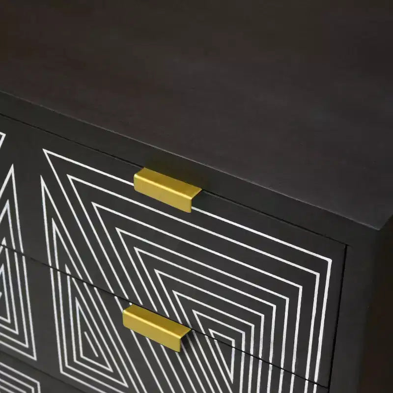 Amarily Commode d'appoint 4 tiroirs style Mid-Century - HOMES: Inside + Out