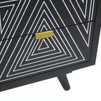 Amarily Commode d'appoint 4 tiroirs style Mid-Century - HOMES: Inside + Out