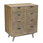 Amarily Commode d'appoint 4 tiroirs style Mid-Century - HOMES: Inside + Out