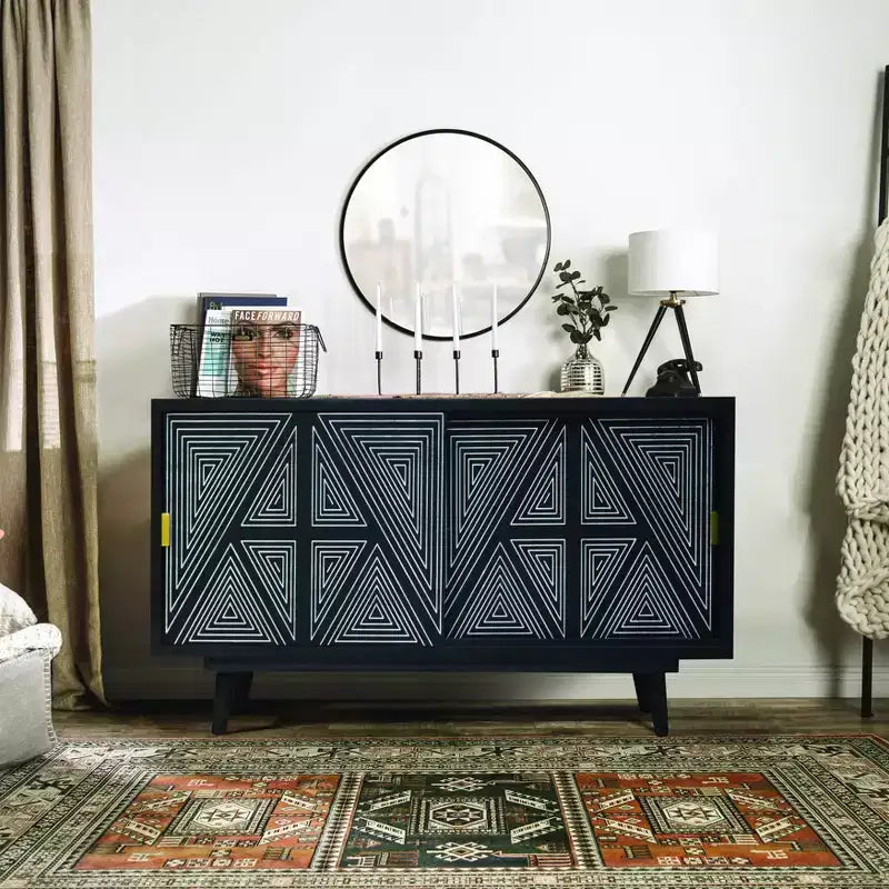 Bahut de rangement Amarily avec portes coulissantes - HOMES: Inside + Out
