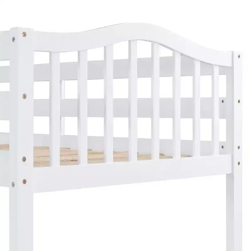 Lit superposé en bois taille double avec tiroirs, armoire, étagères et bureau - ModernLuxe
