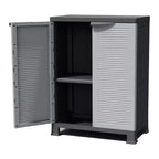 Produits de qualité RAM Meuble de rangement d'outils intérieur/extérieur PRESTIGE UTILITY avec portes doubles grises verrouillables