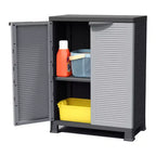 Produits de qualité RAM Meuble de rangement d'outils intérieur/extérieur PRESTIGE UTILITY avec portes doubles grises verrouillables