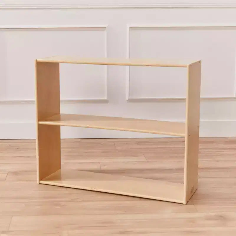 Armoire de rangement double face ECR4Kids Streamline à 2 étagères, 76 cm, Mobilier de salle de classe