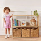 Armoire de rangement double face ECR4Kids Streamline à 2 étagères, 76 cm, Mobilier de salle de classe