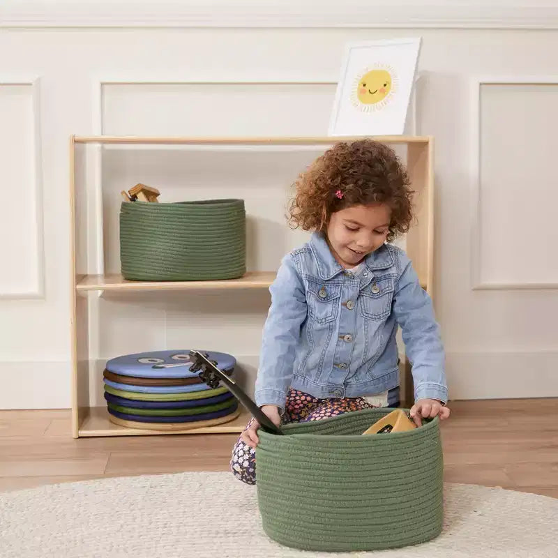 Armoire de rangement double face ECR4Kids Streamline à 2 étagères, 76 cm, Mobilier de salle de classe