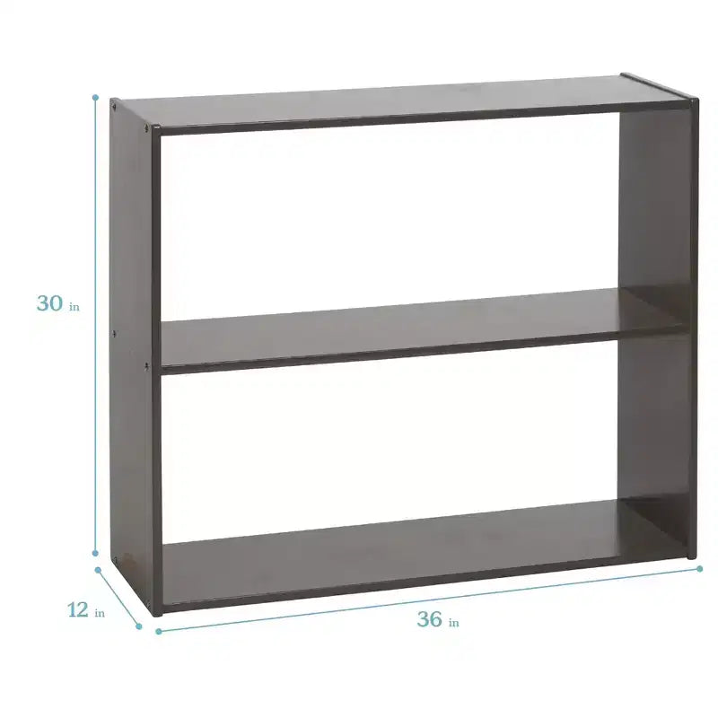 Armoire de rangement double face ECR4Kids Streamline à 2 étagères, 76 cm, Mobilier de salle de classe